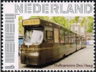 personalised stamp of The Netherlands with trains, trams, stations etc